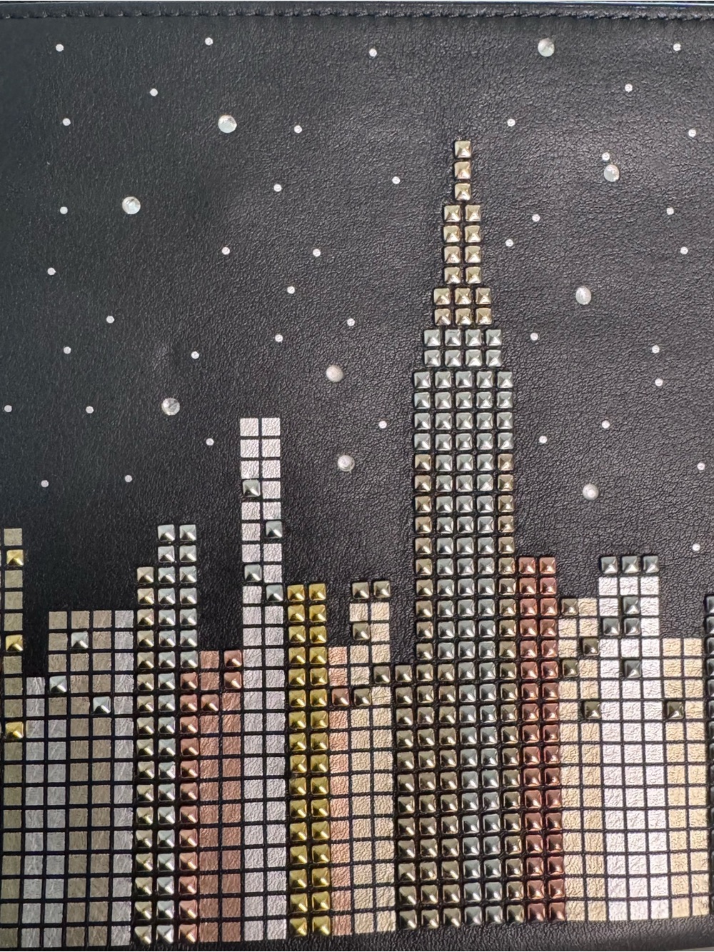 Kate Spade Glitzy Ritzy Skyline Willa clutch NEW with Dust bag - Picture 14 of 15